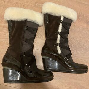 Nike air snow wedge boots